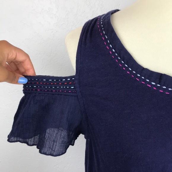 Anthropologie Akemi + Kin | Cold Shoulder Top - Picture 3 of 6